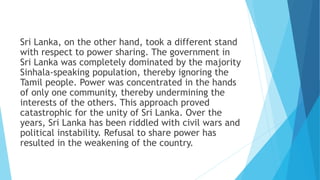 Power Sharing in belgium and sri lanka class 10 | PPTX