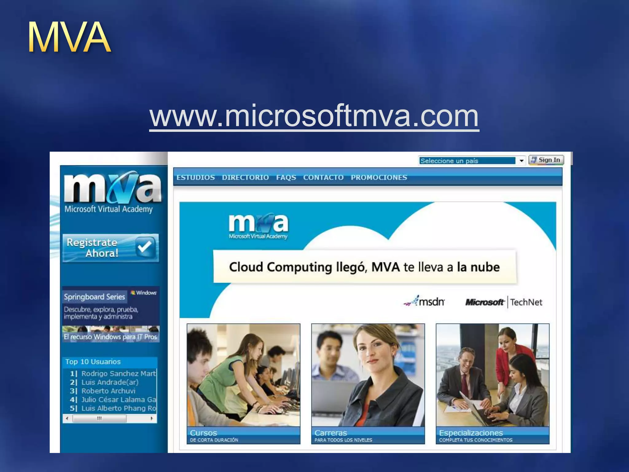 MVAwww.microsoftmva.com