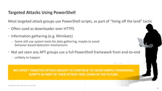 PowerShell: The increased use of PowerShell in cyber attacks | PPTX