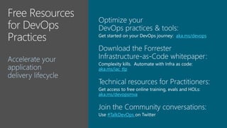 @ITProGuru
aka.ms/devops
aka.ms/iac_tlp
aka.ms/devopsmva
#TalkDevOps
 