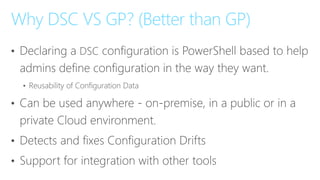 Why DSC VS GP? (Better than GP)
 