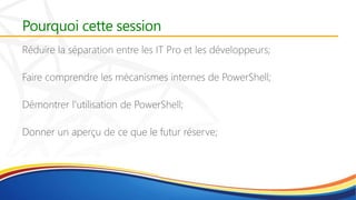 Pourquoi cette session
 