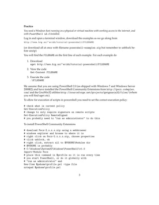 Powershell notes | PDF