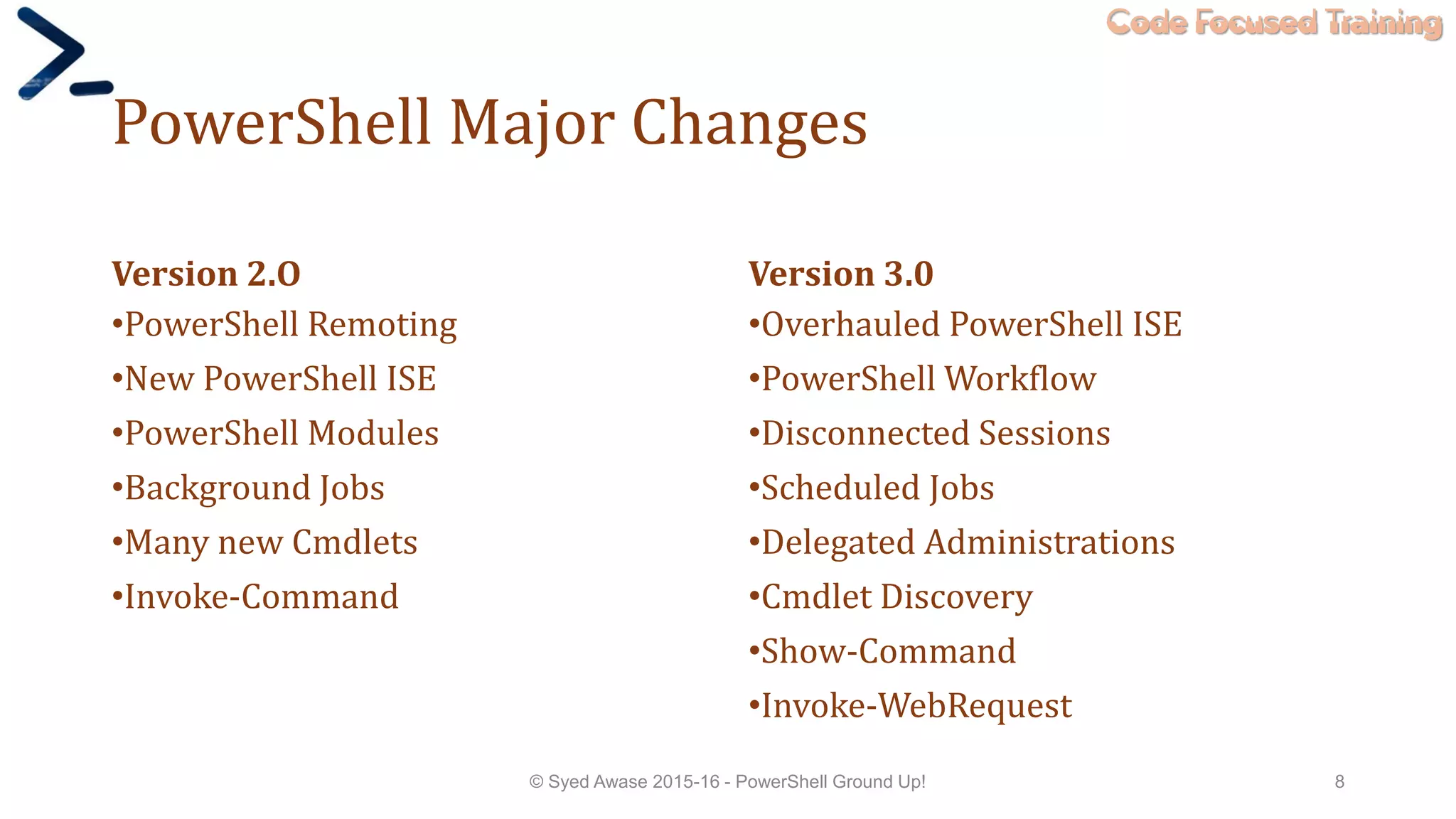 Powershell training material | PDF
