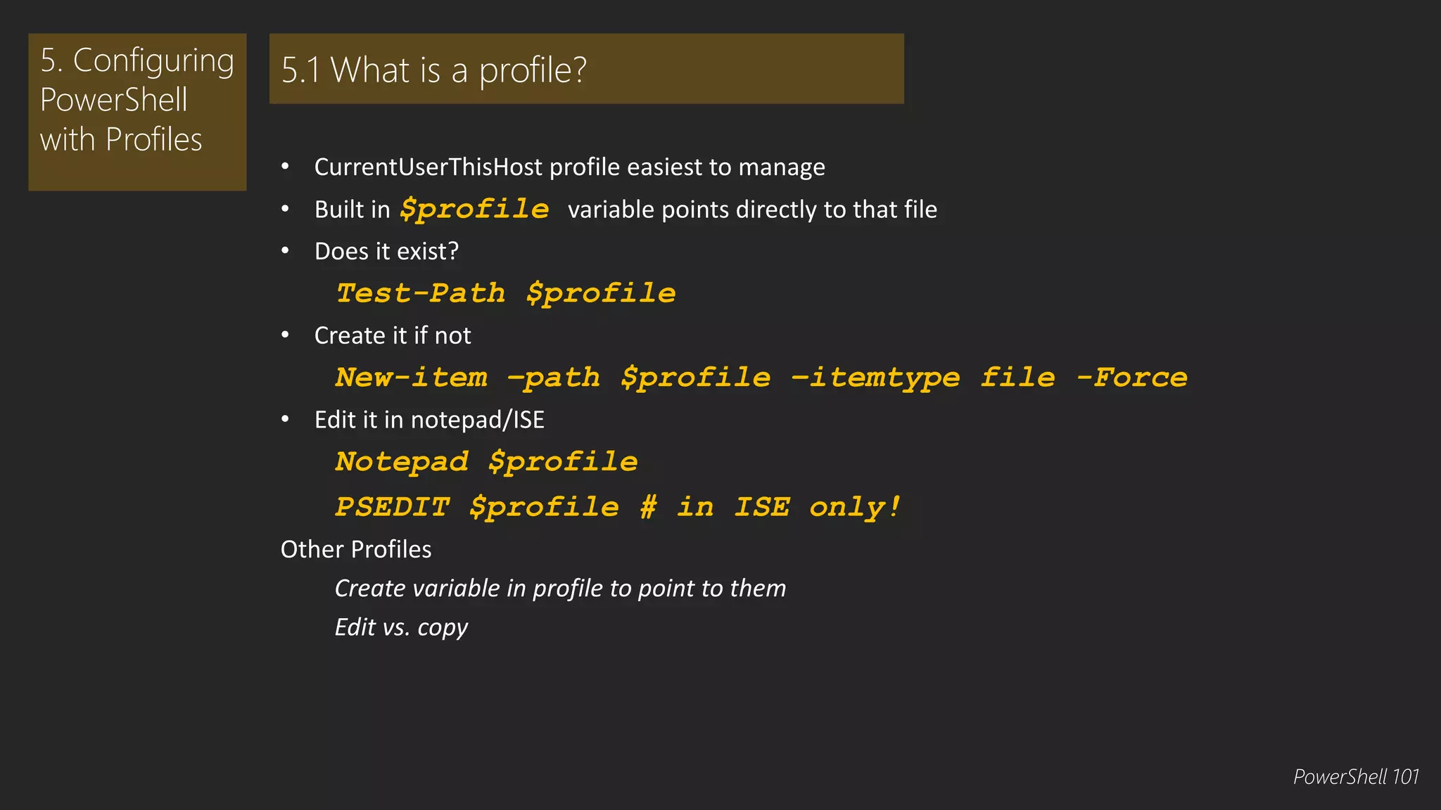 PowerShell 101 | PPT