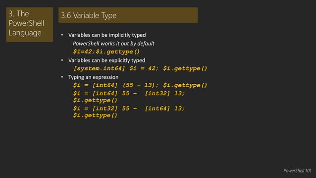 PowerShell 101 | PPTX | Operating Systems | Computer Software and ...