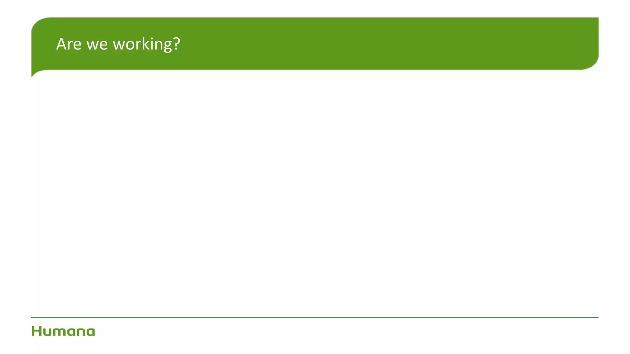 Are we working?
 