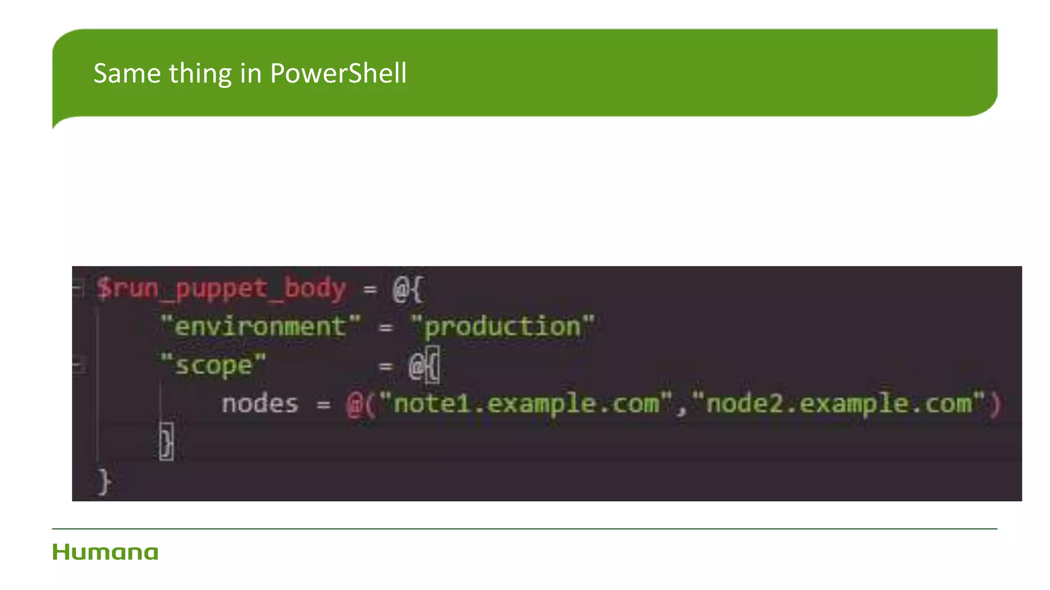 Same thing in PowerShell
 
