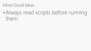 PowerShell Best Practices and Resources | PPT