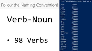 PowerShell Best Practices and Resources | PPT