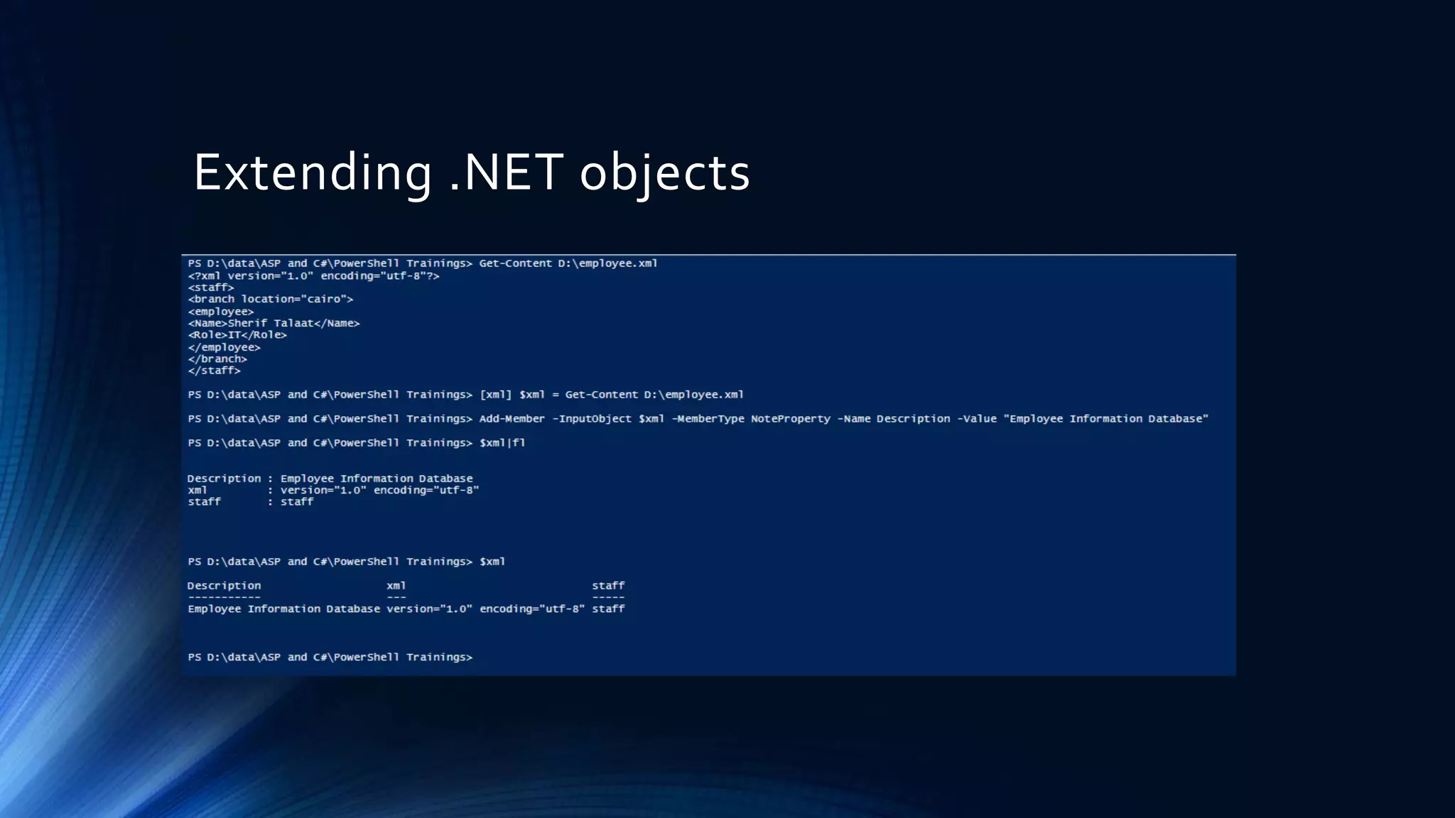 18 .NET Objects in PowerShell | PPT