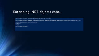 18 .NET Objects in PowerShell | PPT
