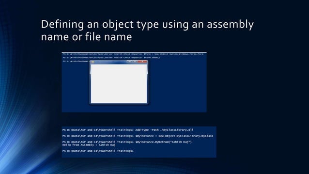 18 .NET Objects in PowerShell | PPT