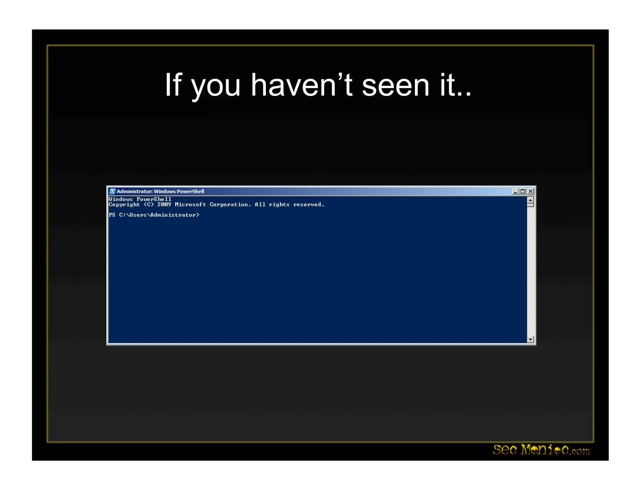 If you haven’t seen it..
 