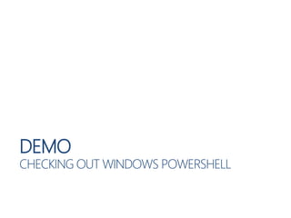 PowerShell for SharePoint Admins | PPTX