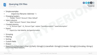 Supercharge PBCS with PowerShell | PDF
