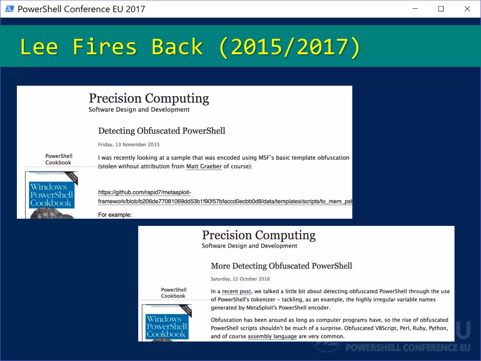 Lee Fires Back (2015/2017)
 