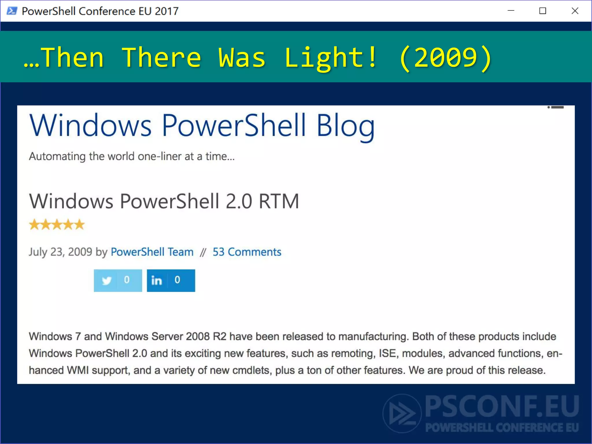 …Then There Was Light! (2009)
 