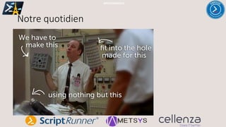 Notre quotidien
• Propager la gouvernance, c’est vous
• Maintenir la gouvernance, c’est vous
• Les services Azure ne sont pas “Secure by design”
• Il faudra abandoner certains services
• Gérer les dépendances entre services
#PSSATPARIS2019
 