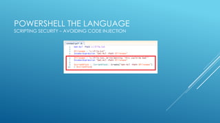 Microsoft Powershell Security Best Practices | PPT