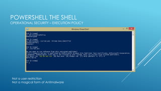 Microsoft Powershell Security Best Practices | PPT