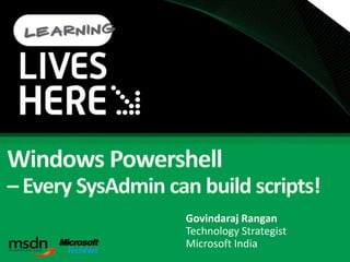 Powershell Tech Ed2009