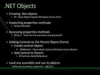 Powershell Tech Ed2009
