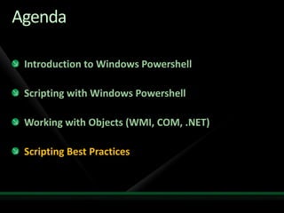 Powershell Tech Ed2009