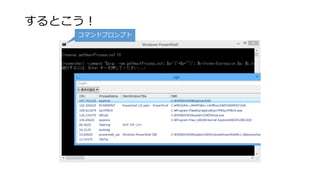 するとこう！
コマンドプロンプト
 