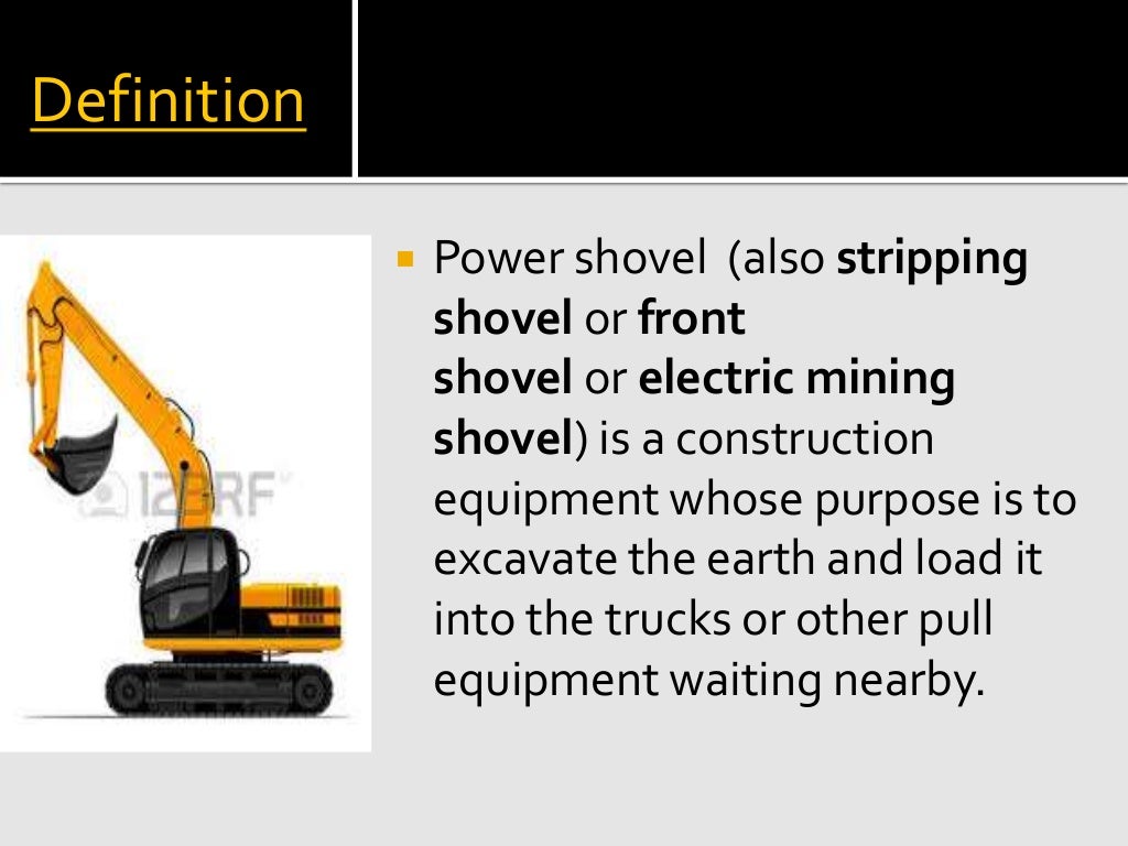 Power shovel
