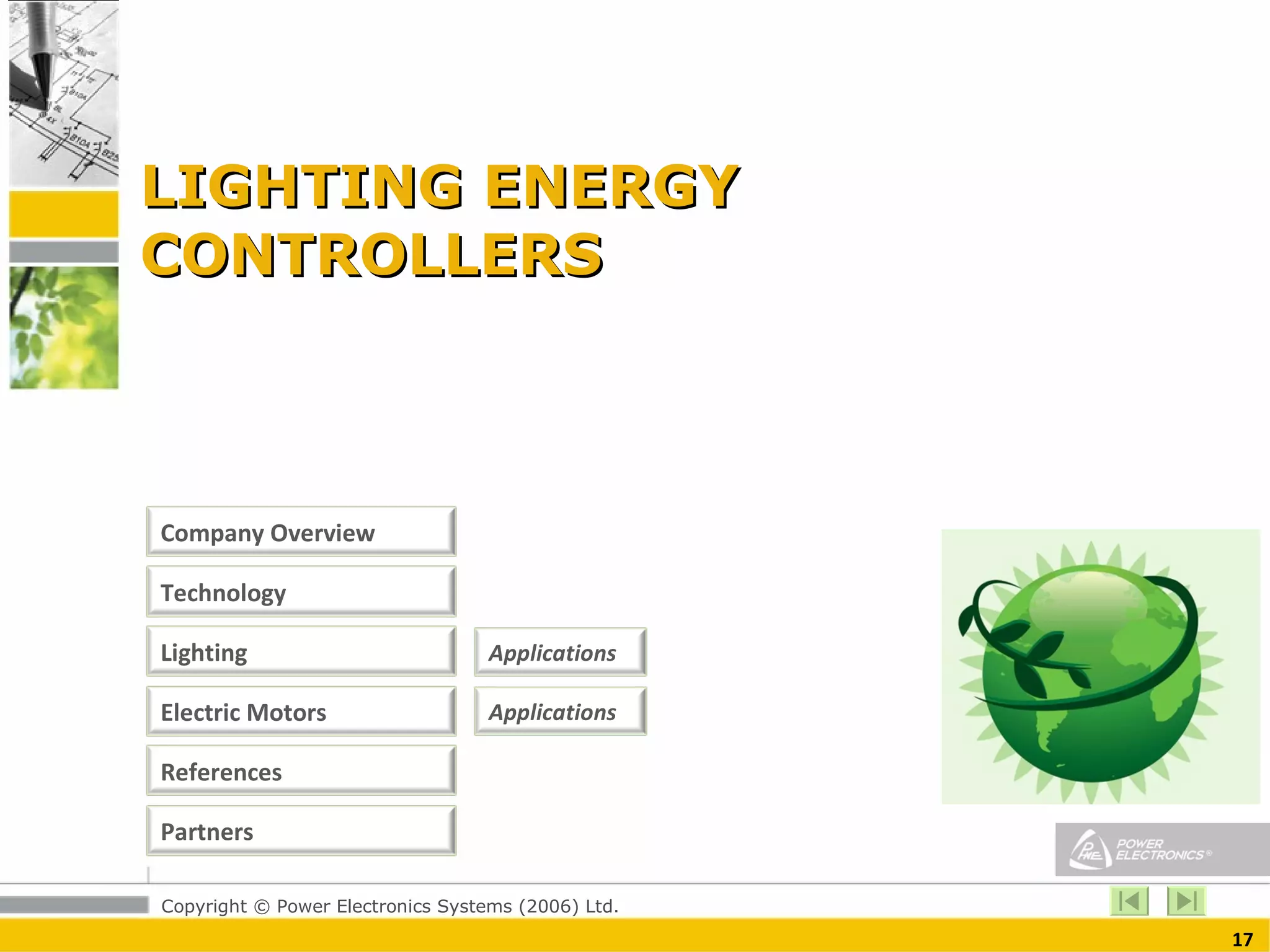LIGHTING ENERGY CONTROLLERS 