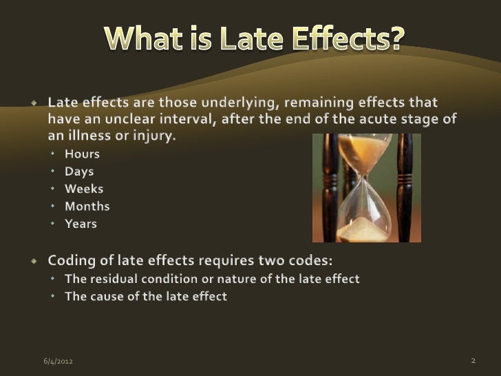 Powers Late Effects Presentation Revised