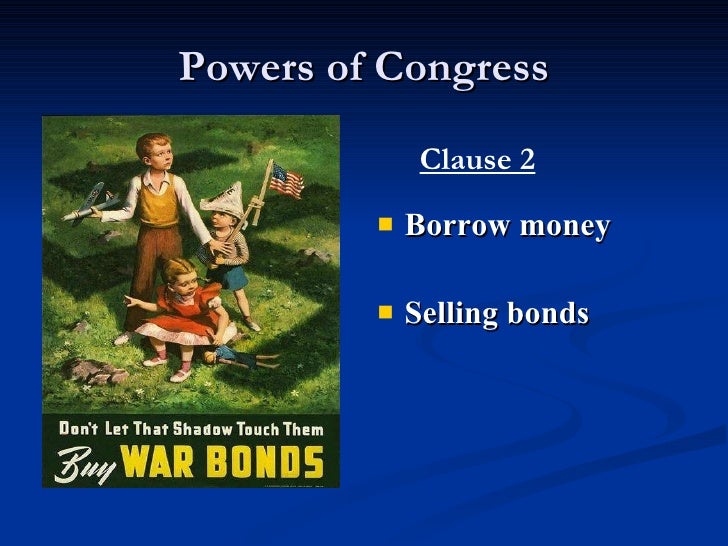 Powers Of Congress