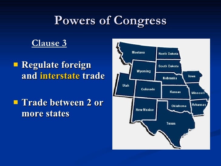 Powers Of Congress