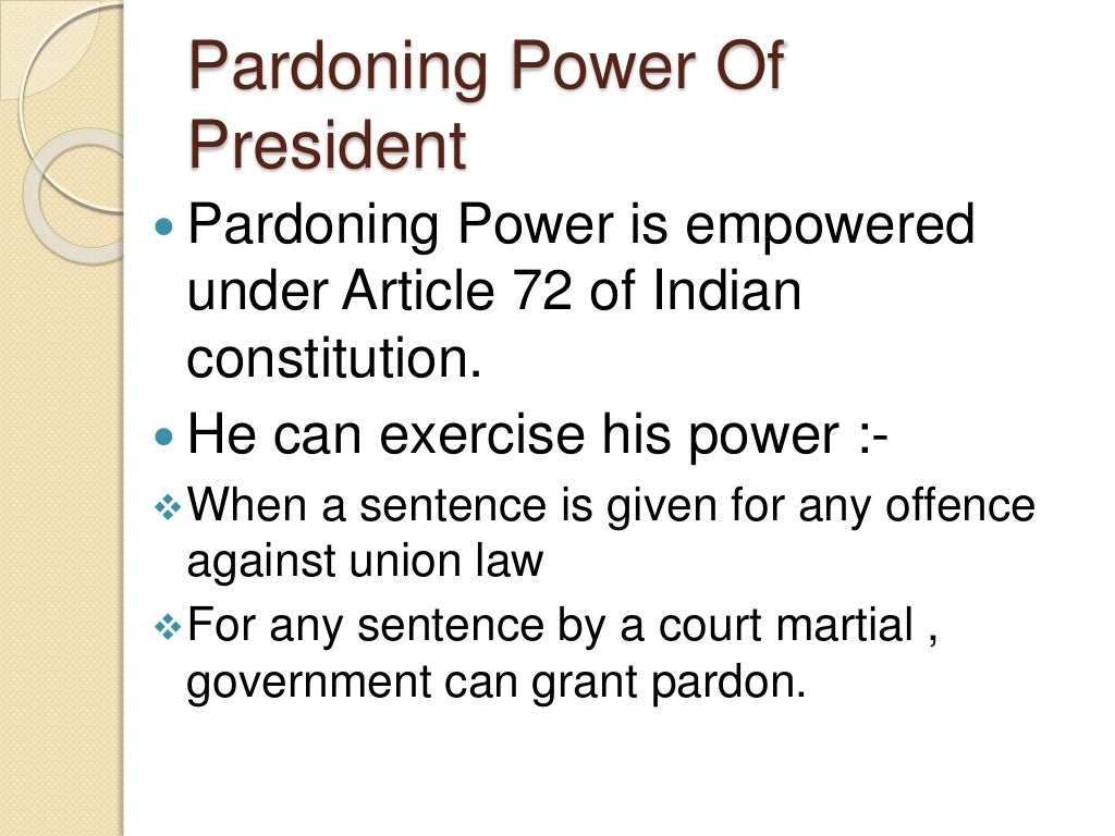 Powers Of President