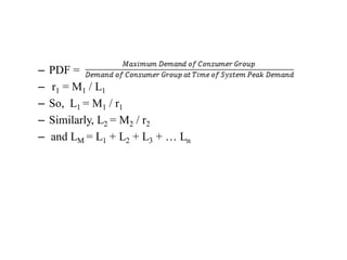 – PDF =
– r1 = M1 / L1
– So, L1 = M1 / r1
– Similarly, L2 = M2 / r2
– and LM = L1 + L2 + L3 + … Ln
 