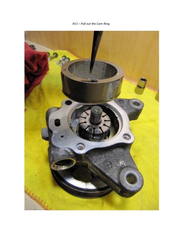 Power steering pump rebuild