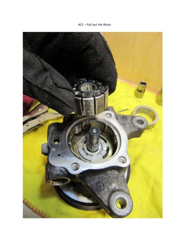 Power steering pump rebuild