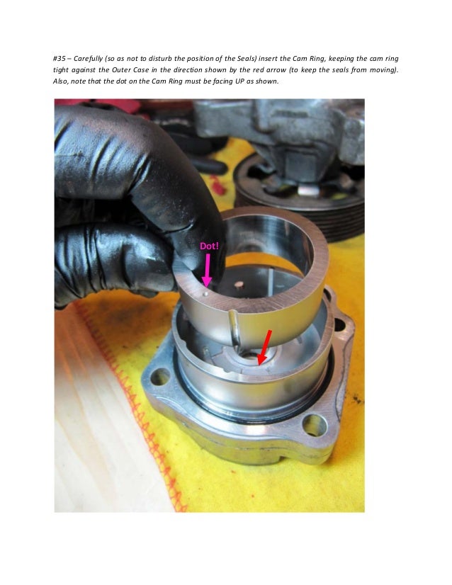 Power steering pump rebuild