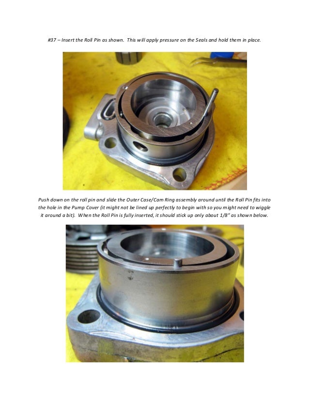 Power steering pump rebuild