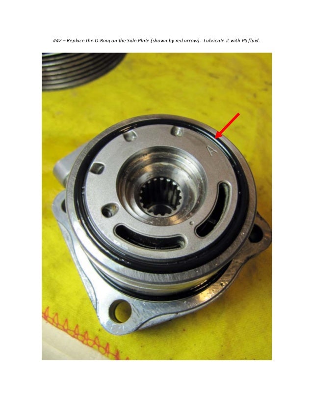 Power steering pump rebuild