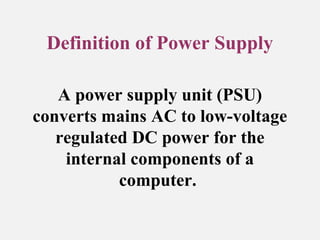 What is a PSU (Power Supply Unit)? Explained!