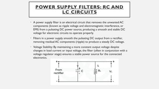Lc Filter Power Power_Supply_Filters_PPT.pptx Power_Supply_Filters_PPT | PPTX