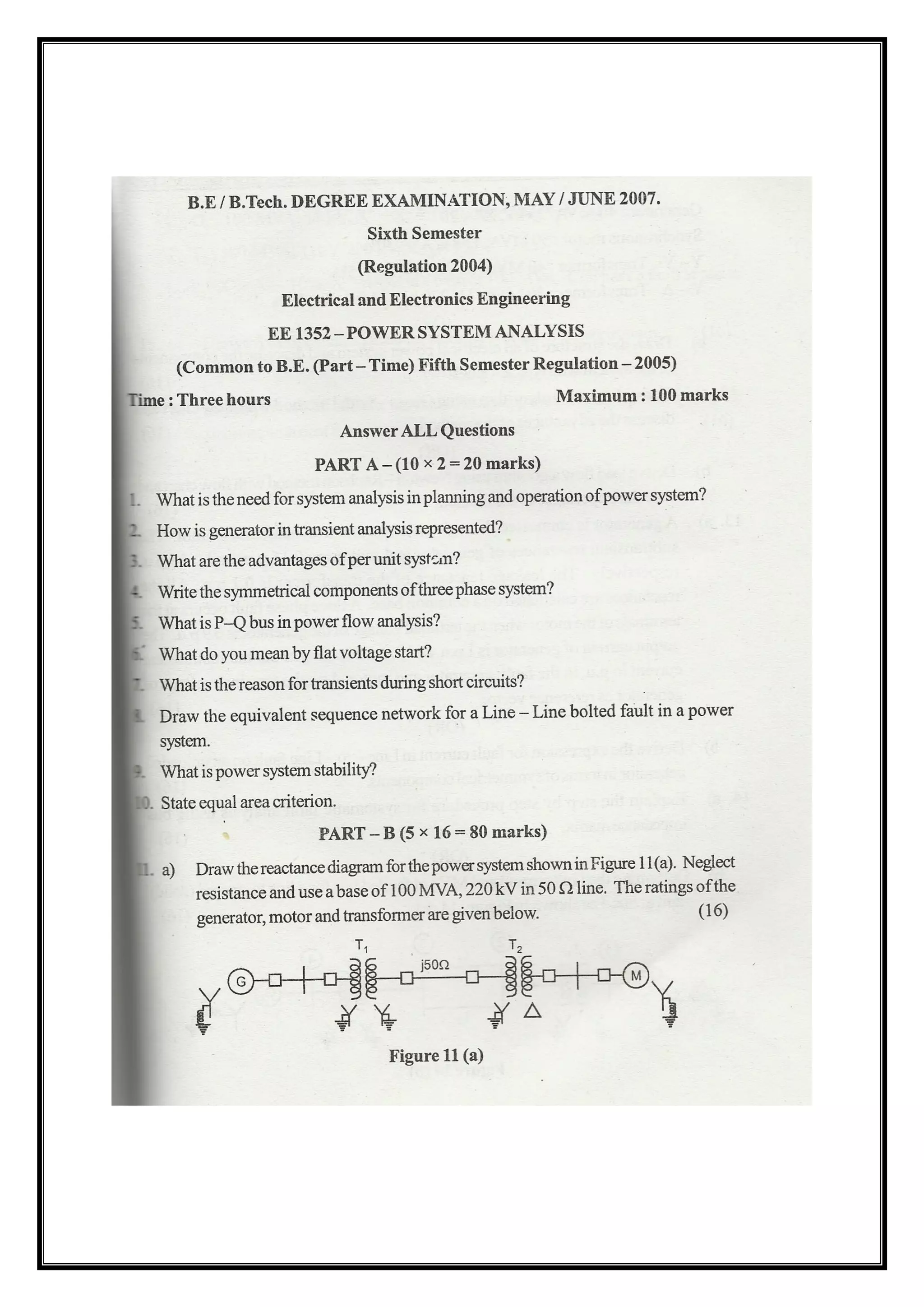 Power System Analysis!
