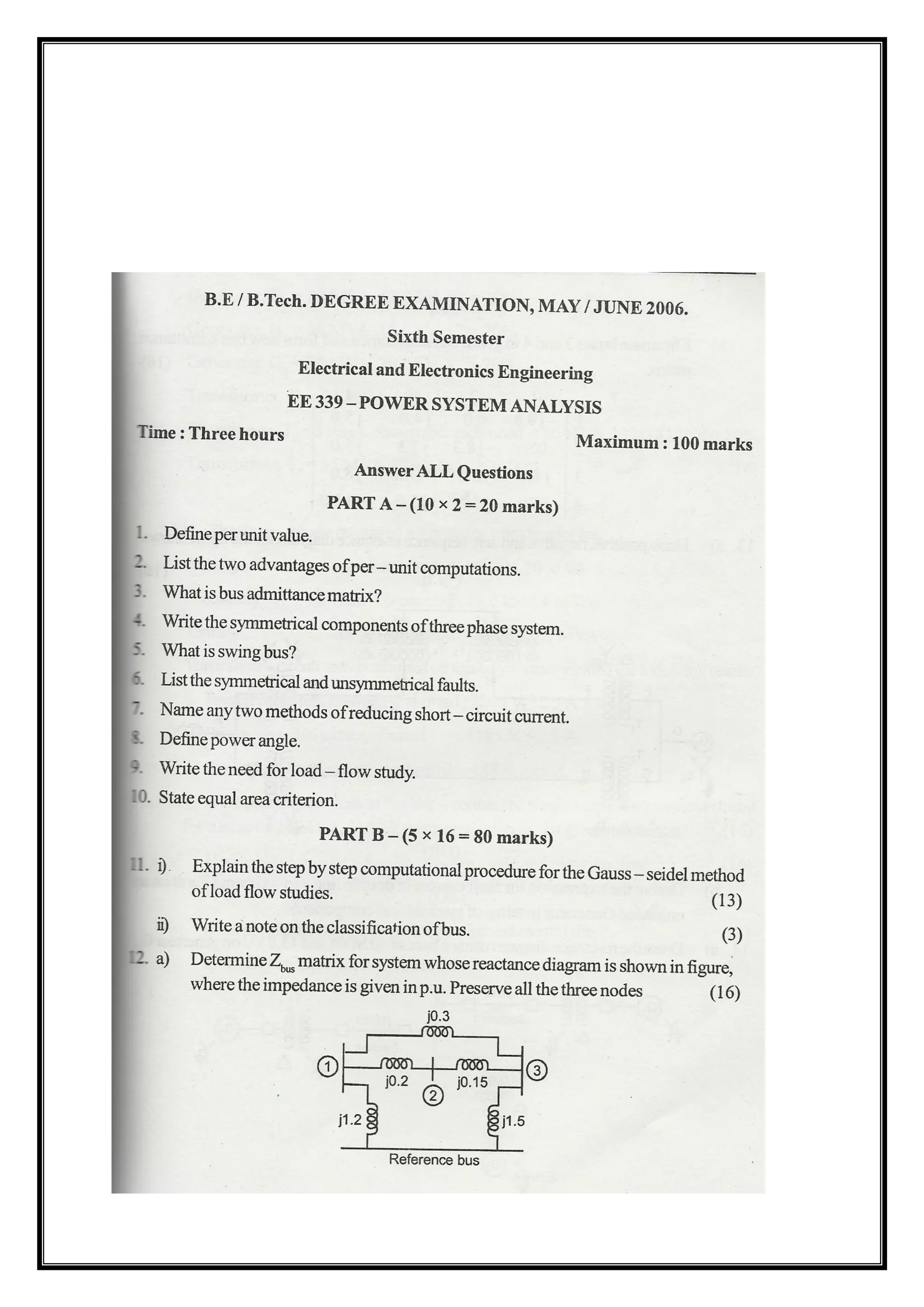 Power System Analysis!