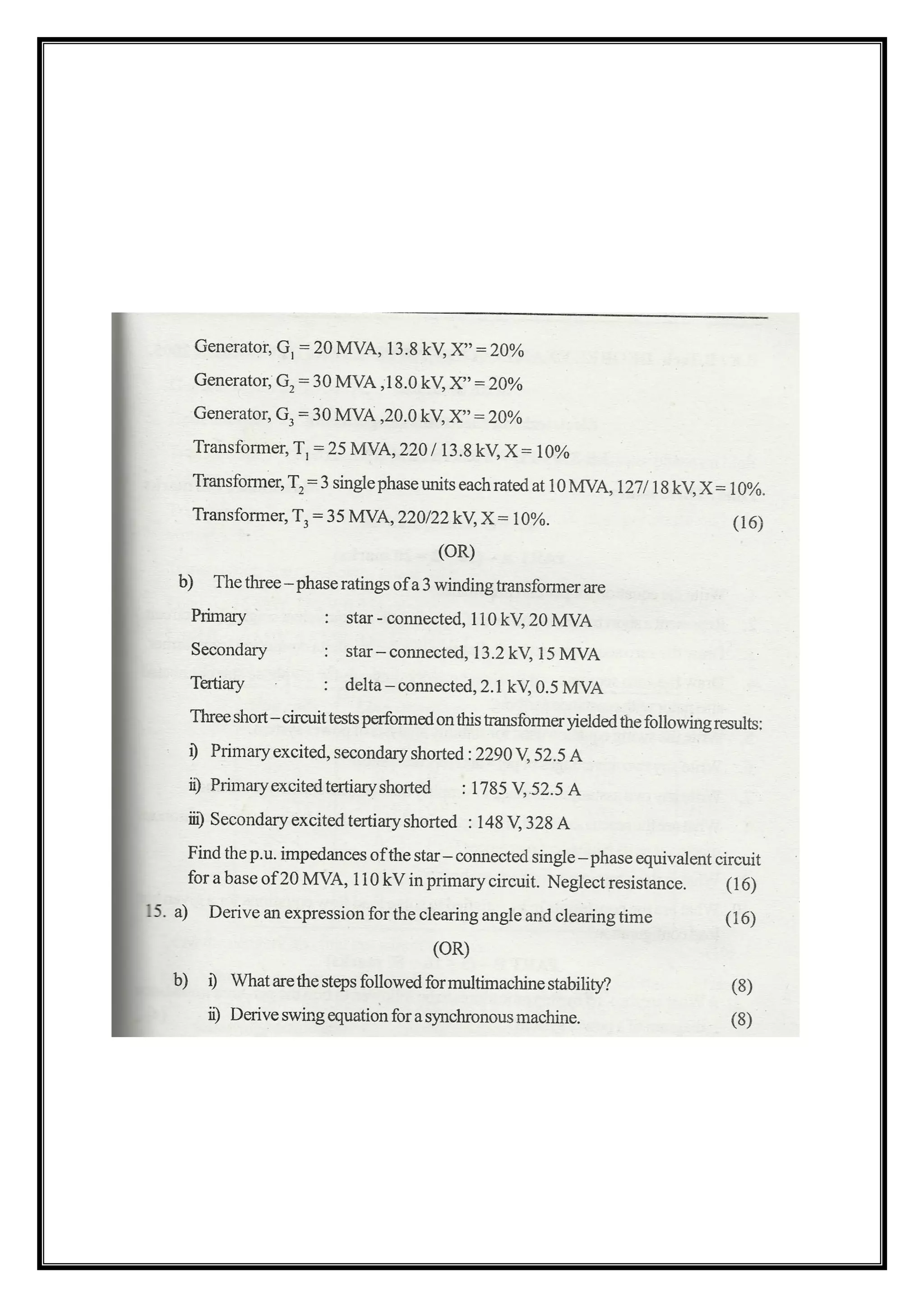 Power System Analysis!