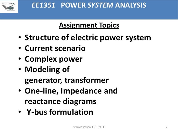 Power system analysis (IIIEEE)