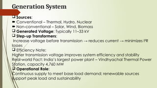 Overview of Power System Structure and Transmission Lines | PPTX