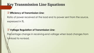 Overview of Power System Structure and Transmission Lines | PPTX