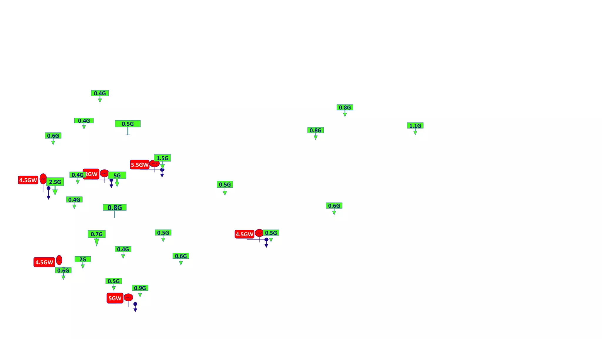 5.5GW
2GW
0.5G
4.5GW
1.5G
5G
0.8G
4.5GW
0.4G
0.4G
0.5G
0.4G
0.5G
0.5G 4.5GW 0.5G
0.6G
5GW
0.9G
2.5G
0.6G
0.8G
0.8G
0.6G
1.1G
2G
0.6G
0.7G
0.4G
0.4G
 